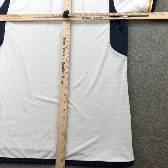 Adidas Soccer Jersey Mens Large White Golf Fly Emirates - Picture 9 of 10